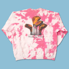 Vintage Woods Man Golf Tie Dye Sweater XXL 
