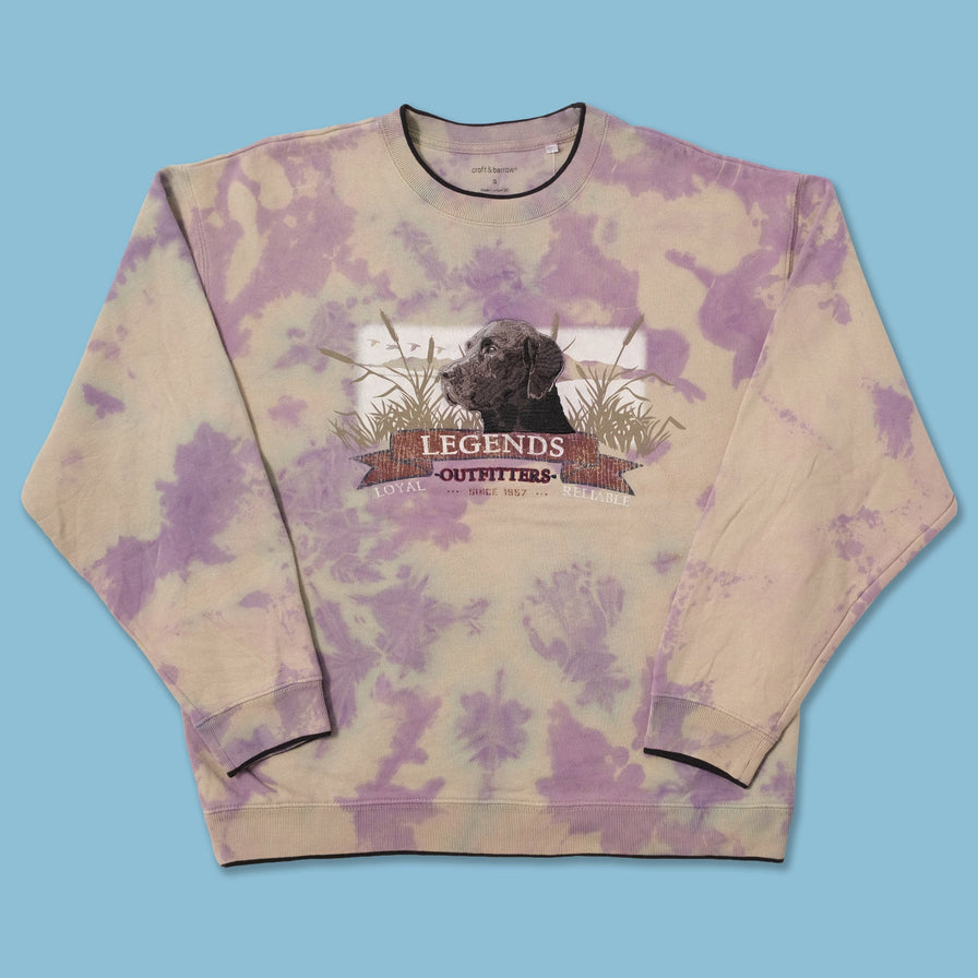 Dog Tie Dye Sweater Small 