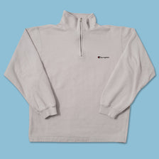 Vintage Champion Q-Zip Sweater Large 