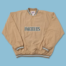 Vintage Reebok Greenbay Packers Windbreaker Large 