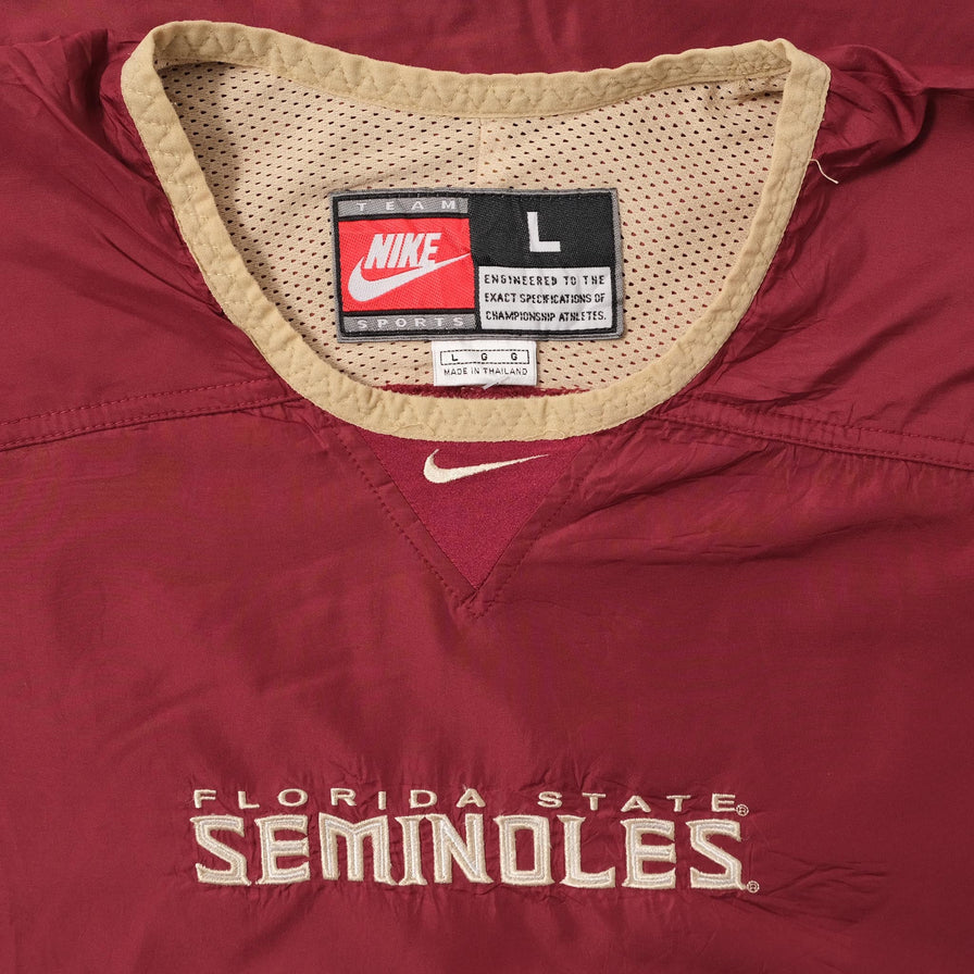 Vintage Nike Florida State Seminoles Windbreaker Large 