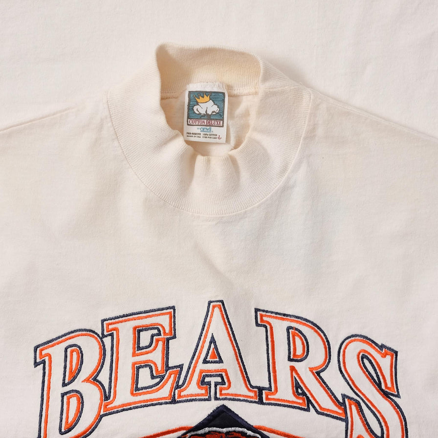 Vintage Chicago Bears Mock Neck Longsleeve Medium 