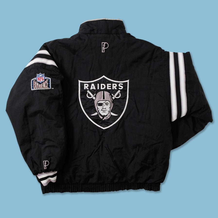 Vintage Pro Player Oakland Raiders Reversible Jacket Large 