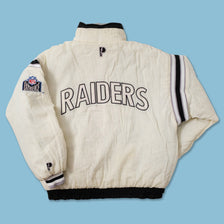 Vintage Pro Player Oakland Raiders Reversible Jacket Large 