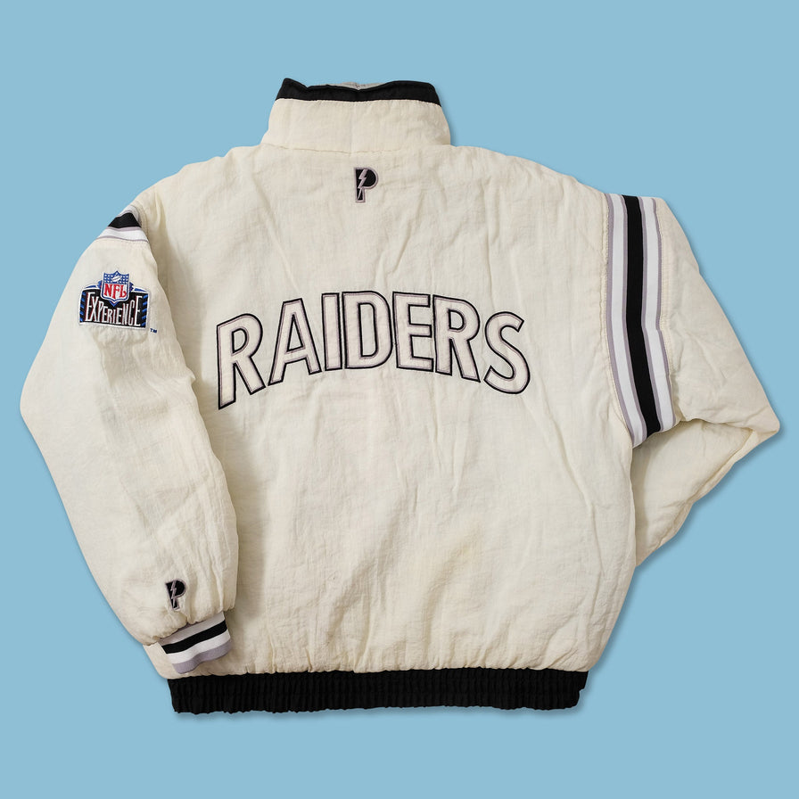 Vintage Pro Player Oakland Raiders Reversible Jacket Large 
