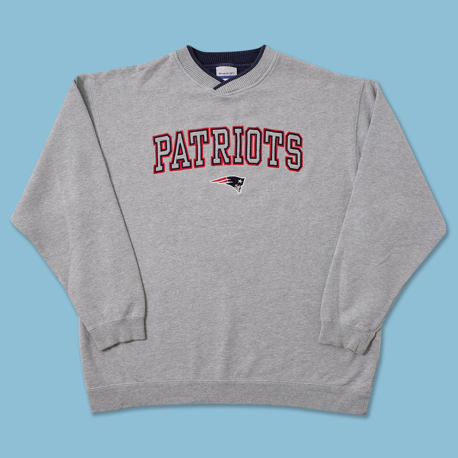 Vintage Reebok New England Patriots Sweater XLarge 
