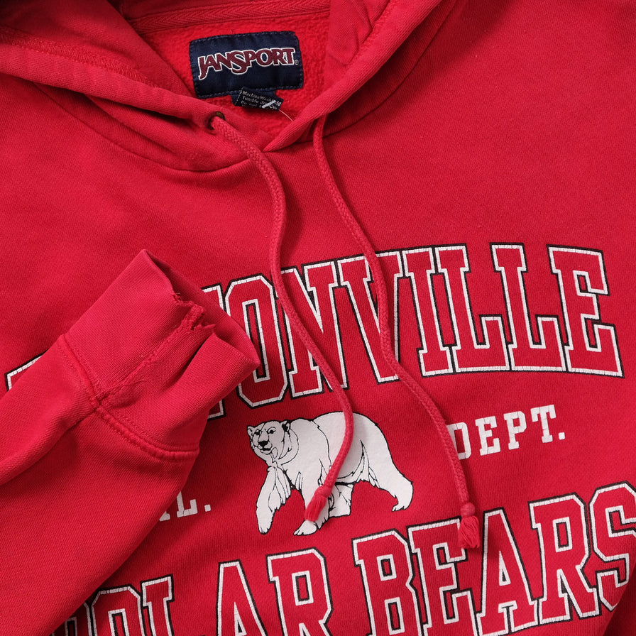 Vintage Hortonville Polar Bears Hoody Small 