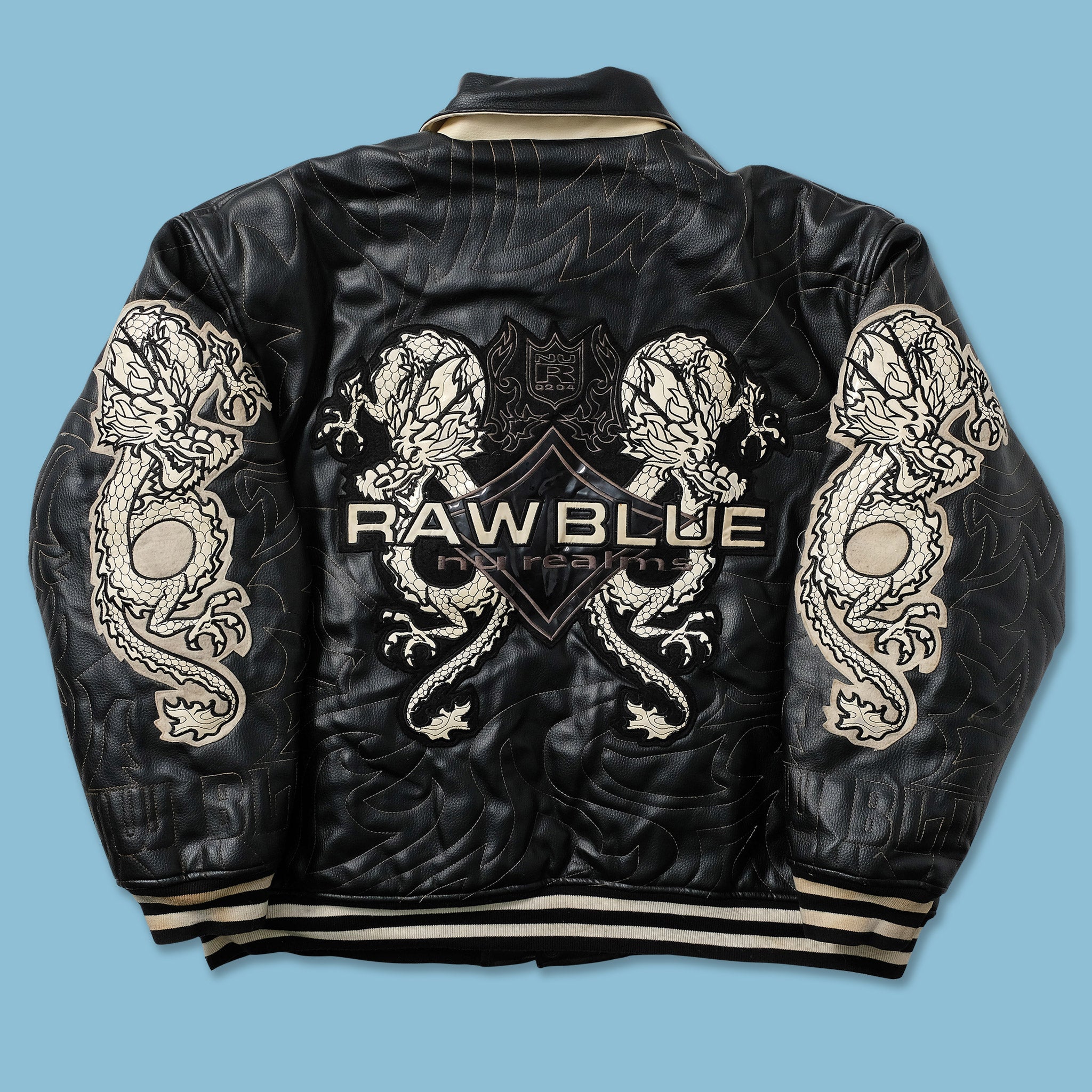 RAW factory leather Jacket