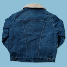 Vintage Wrangler Sherpa Denim Jacket Large 