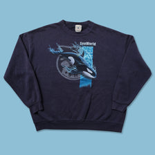 Vintage Sea World Sweater XLarge 