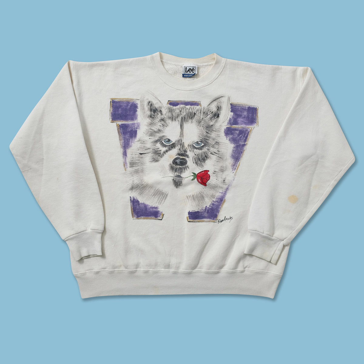 Vintage Washington Huskies Sweater Large | Double Double Vintage
