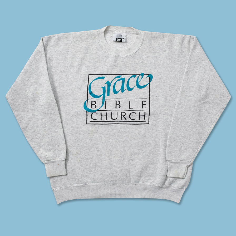 Vintage Grace Bible Church Sweater Large 