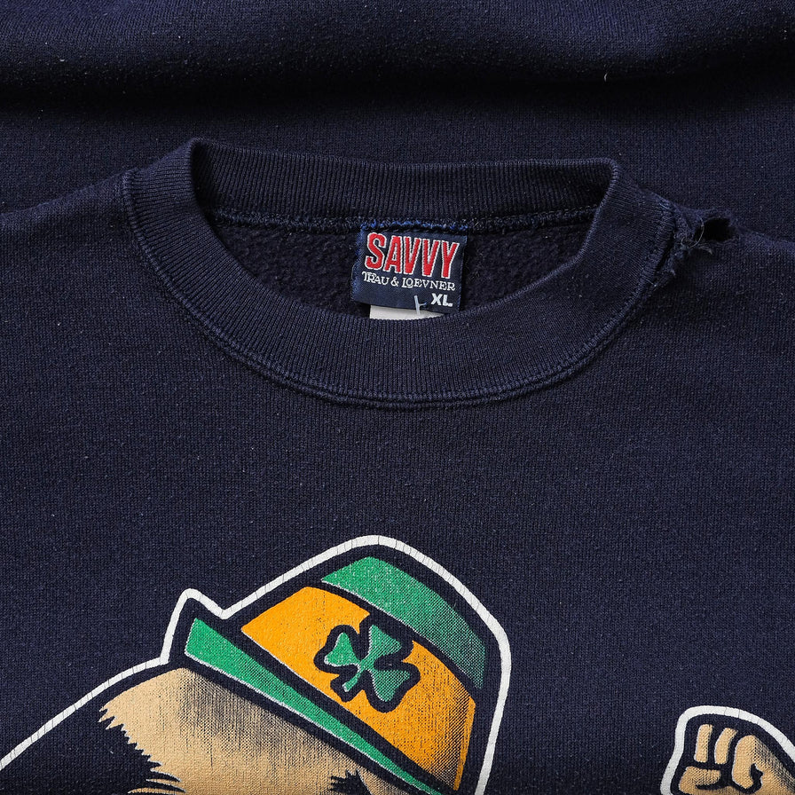 Vintage Notre Dame Fighting Irish Sweater Large 