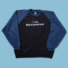 Vintage Reebok Seattle Seahawks Sweater XLarge 