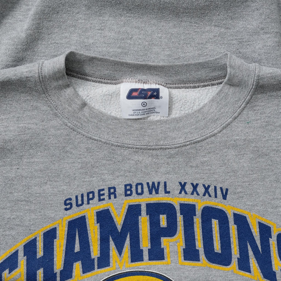 2000 St. Louis Rams Sweater Large 