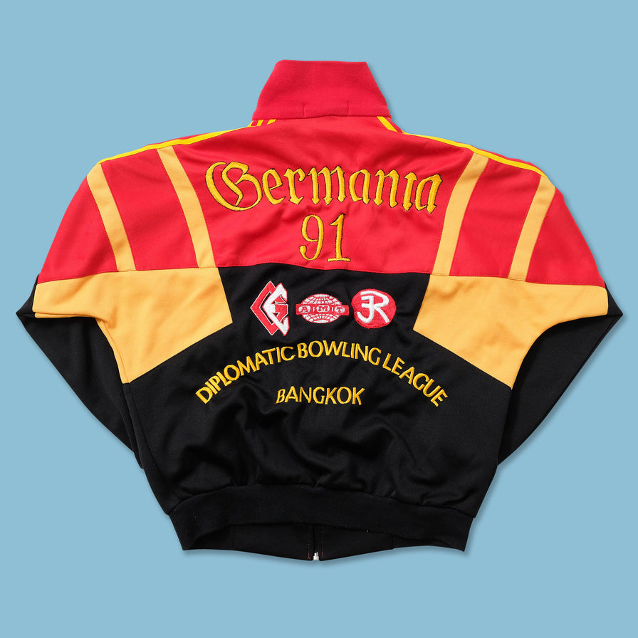 Women's 1991 Diplomatic Bowling League Track Jacket Medium 