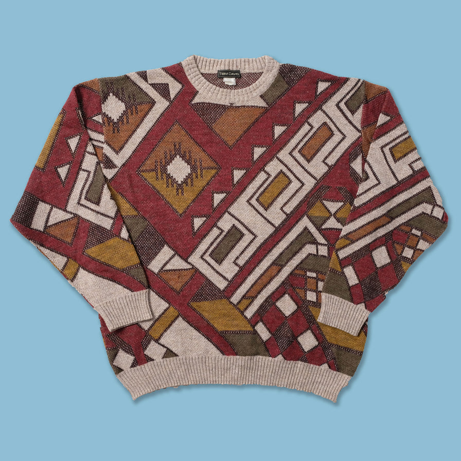 Vintage Knit Sweater Large - Double Double Vintage