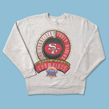 1995 San Francisco 49ers Super Bowl Sweater Small - Double Double Vintage