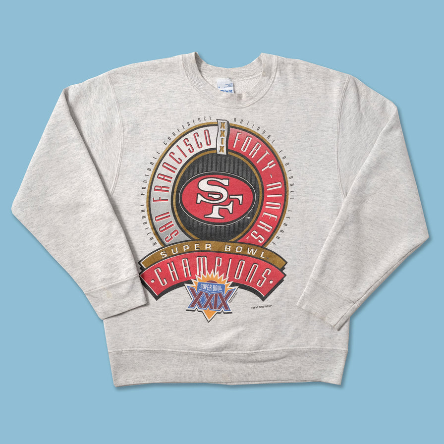 1995 San Francisco 49ers Super Bowl Sweater Small - Double Double Vintage