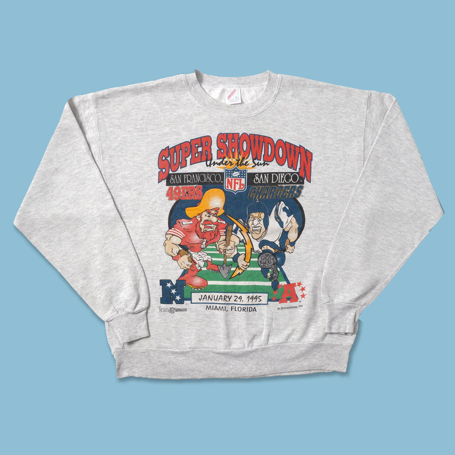 1995 NFL Super Bowl Sweater Medium - Double Double Vintage