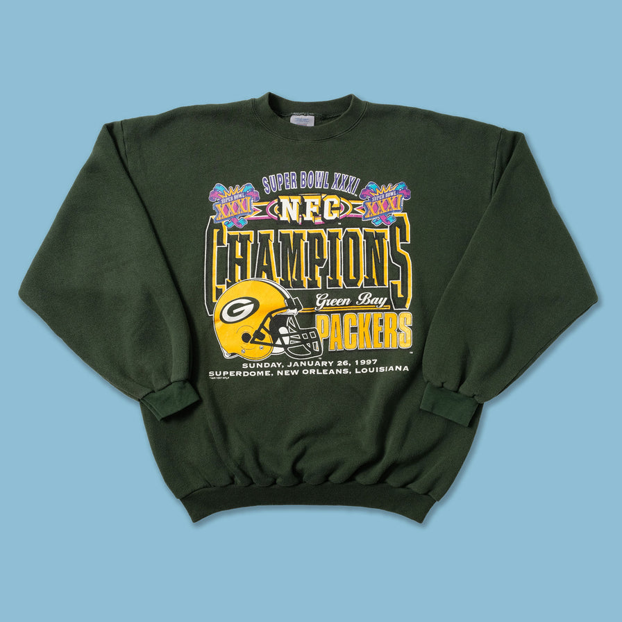 1997 Greenbay Packers Super Bowl Sweater XLarge - Double Double Vintage