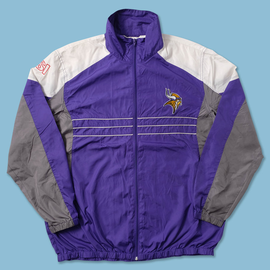 Minnesota Vikings Track Jacket Large - Double Double Vintage
