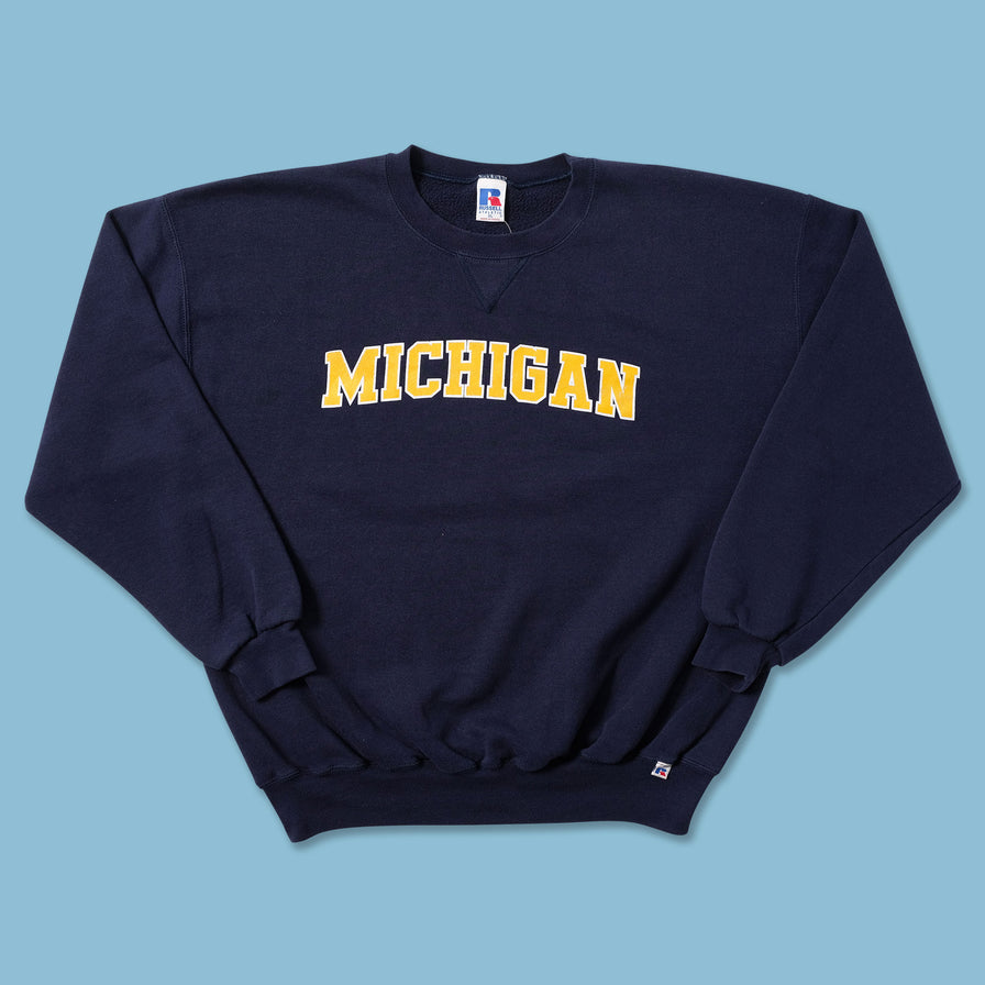 Vintage Russell Athletic Michigan Sweater XLarge - Double Double Vintage