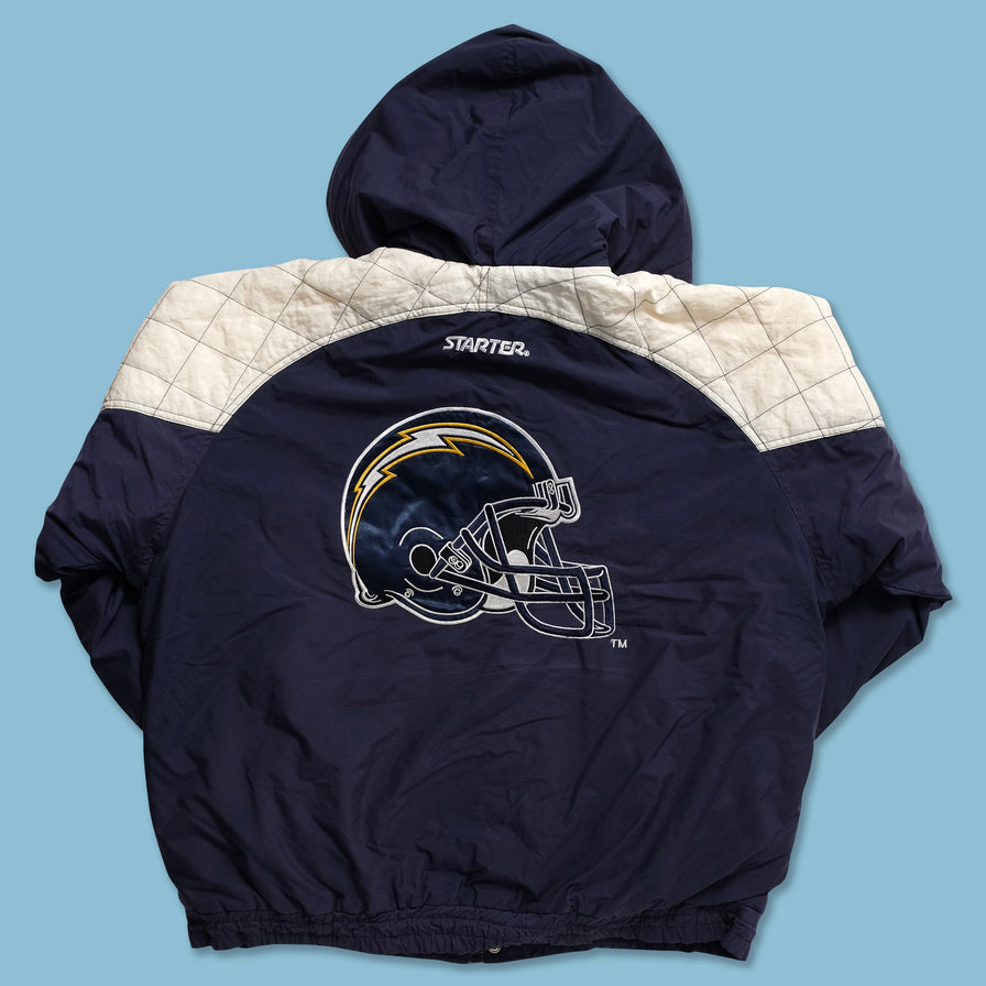 Vintage Starter San Diego Chargers Padded Jacket Large - Double Double Vintage