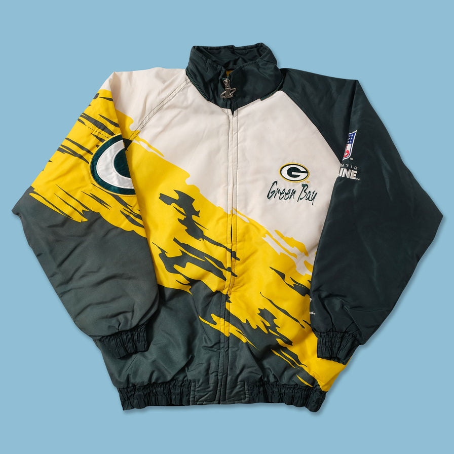 Vintage Greenbay Packers Padded Jacket Small - Double Double Vintage