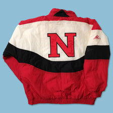 Vintage Nebraska Huskers Padded Jacket XLarge