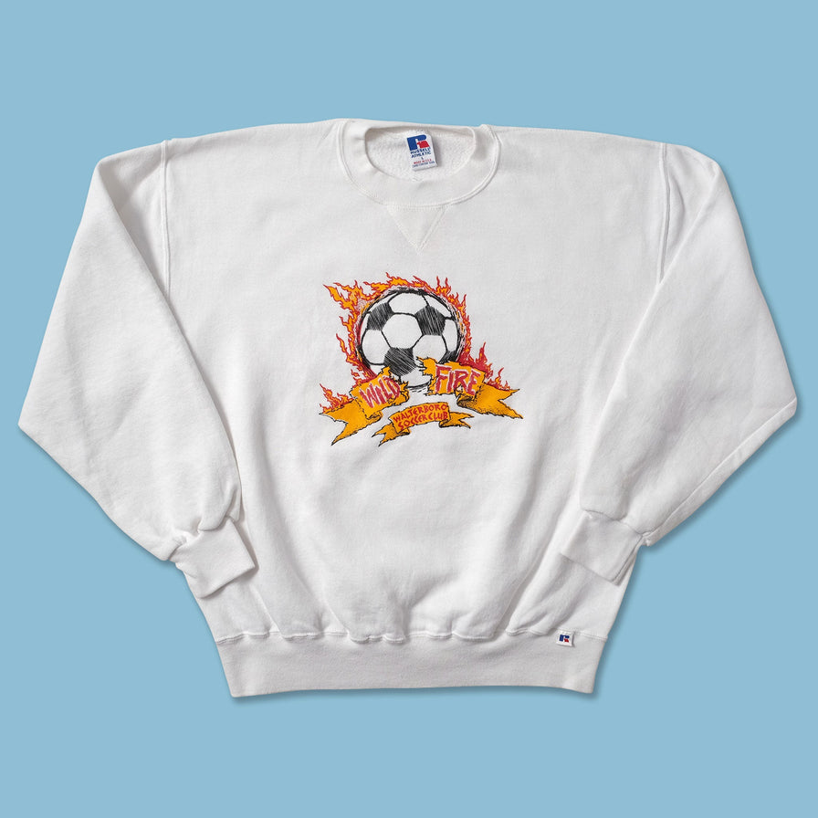 Vintage Russell Athletic Walterboro Soccer Club Sweater Medium - Double Double Vintage
