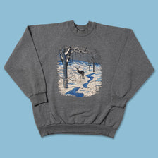 Vintage Deer Sweater Medium - Double Double Vintage