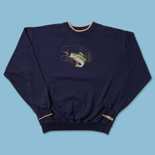 Fish Sweater Medium - Double Double Vintage