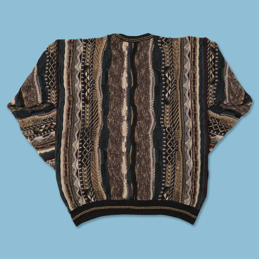 Vintage Coogi Style Knit Sweater Large 