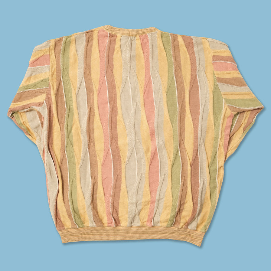 Vintage Coogi Style Knit Sweater Large 
