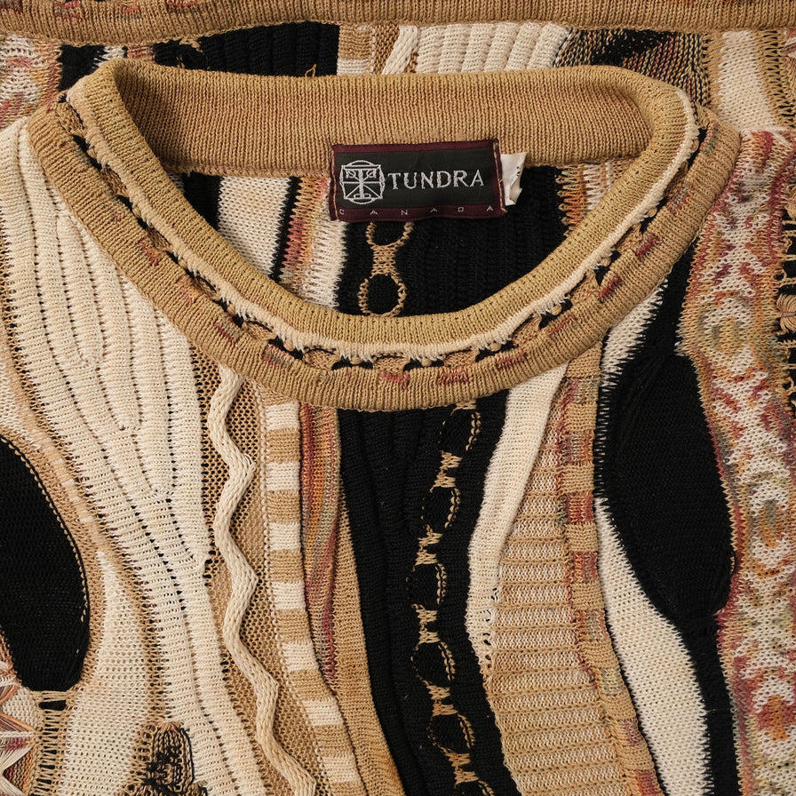 Vintage Tundra Knit Sweater Large 