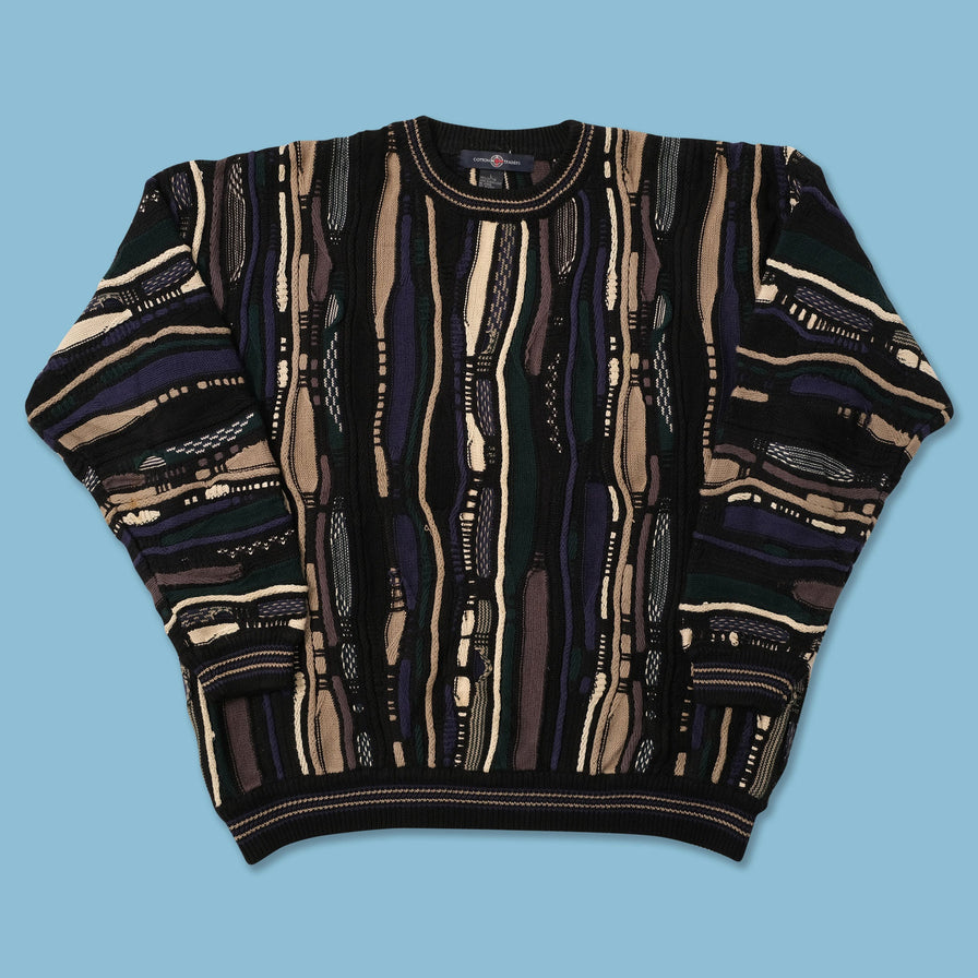 Vintage Coogi Style Knit Sweater XLarge 