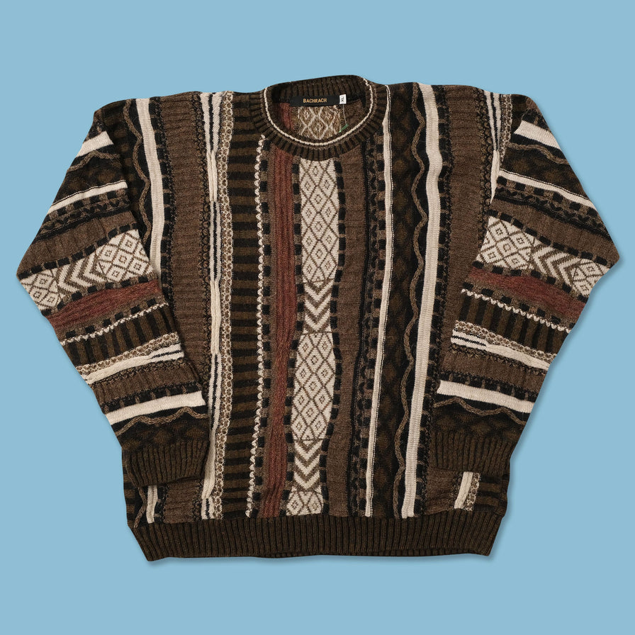 Vintage Coogi Style Knit Sweater Large 