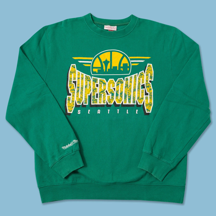 Seattle Supersonics Sweater Large 