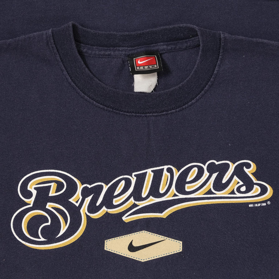 2005 Nike Milwaukee Brewers T-Shirt Small 