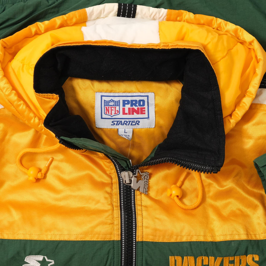 Vintage Starter Greenbay Packers Anorak XLarge 