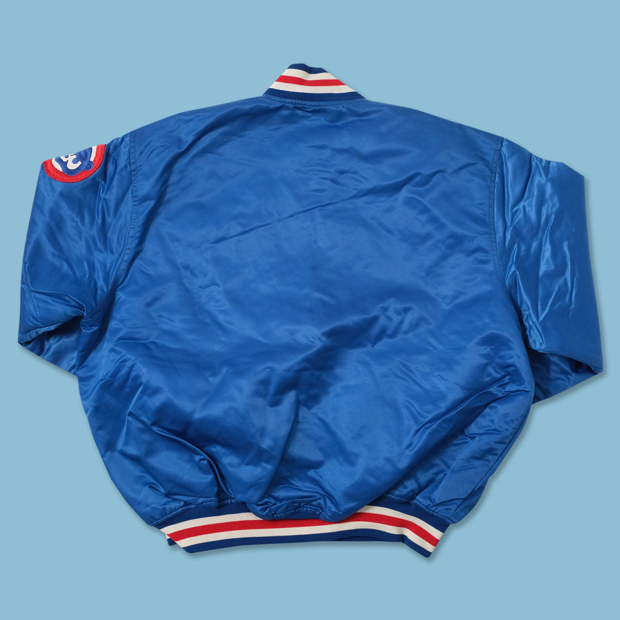 Vintage Starter Chicago Cubs Satin Bomber Jacket XLarge 