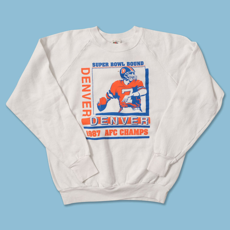 1987 Denver Broncos Sweater Medium 