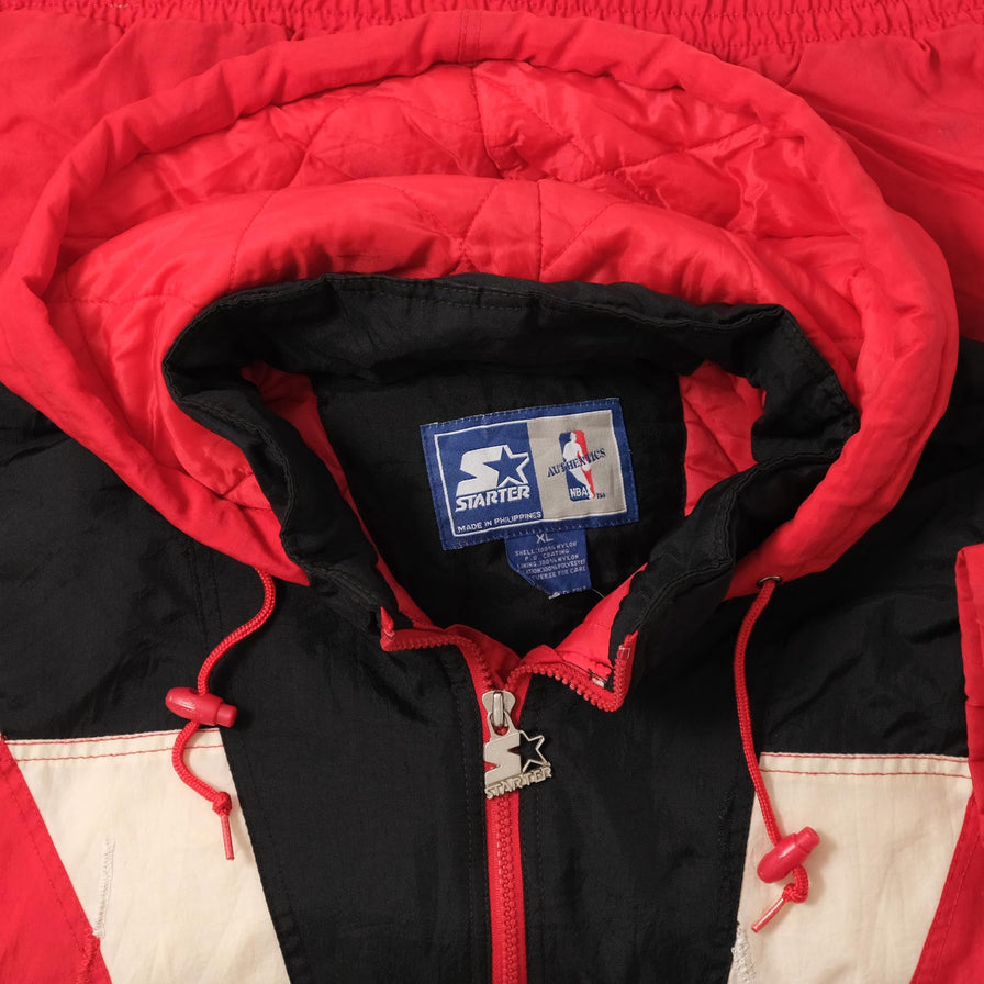 Vintage Starter Chicago Bulls Anorak XLarge 