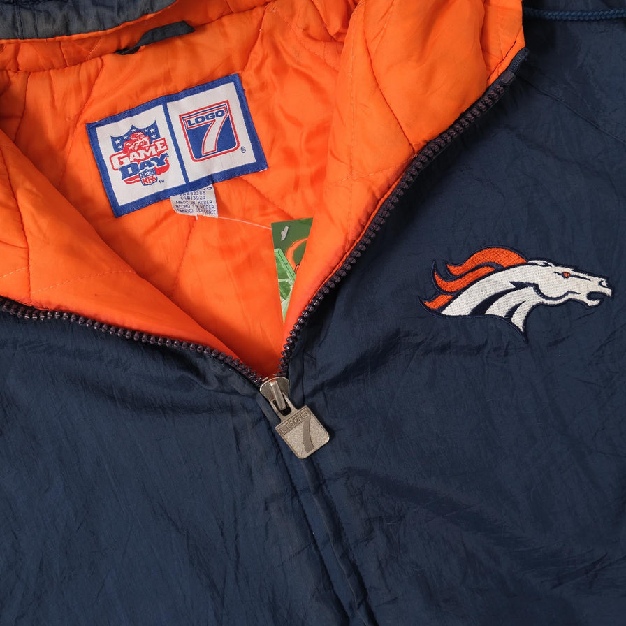 Vintage Denver Broncos Padded Jacket XLarge 