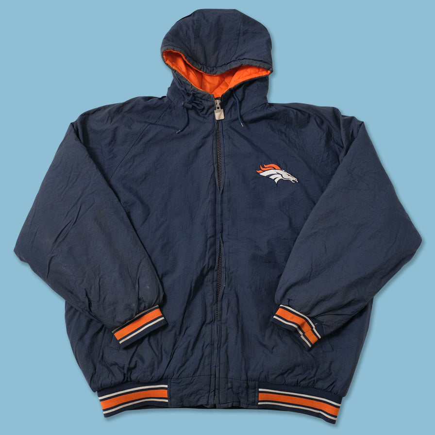 Vintage Denver Broncos Padded Jacket XLarge 