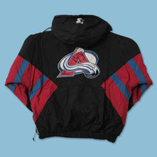 Vintage Starter Colorado Avalanche Anorak Large 