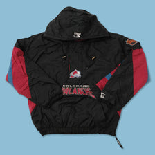 Vintage Starter Colorado Avalanche Anorak Large 