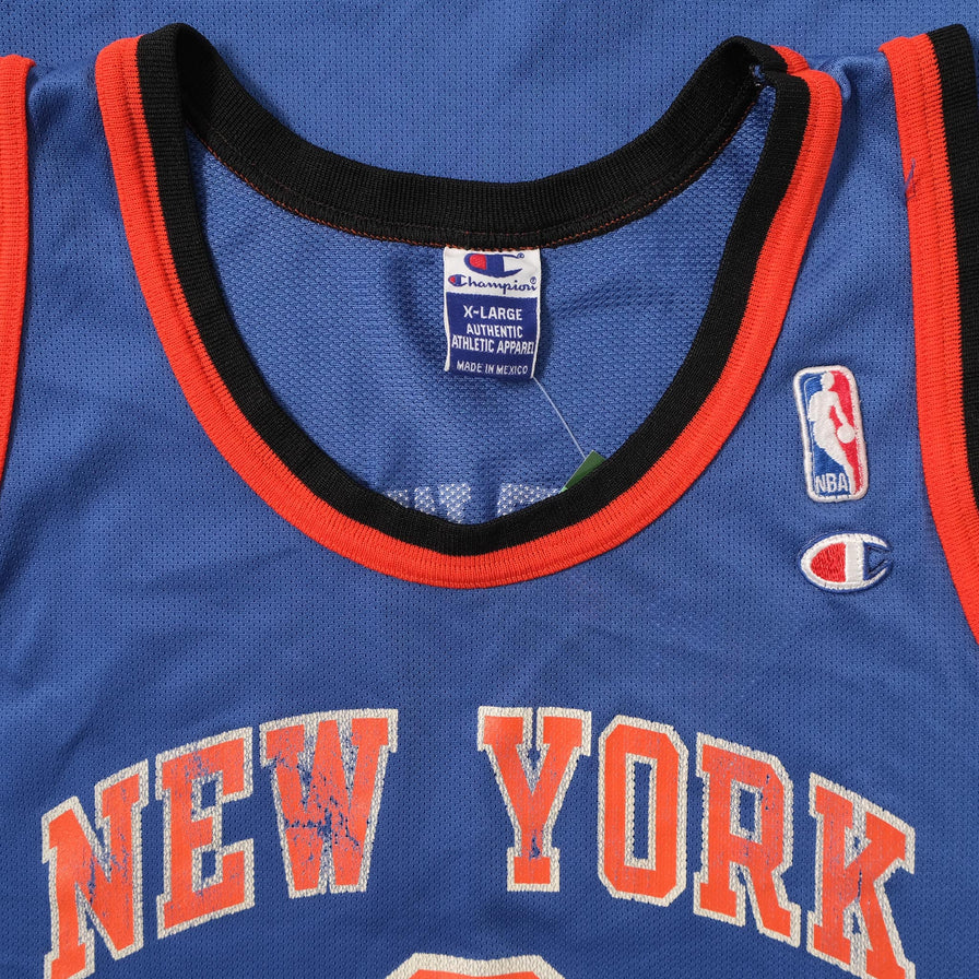 Vintage New York Knicks Sprewell Jersey XLarge 