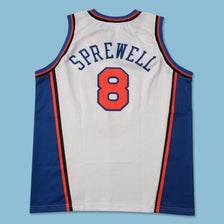 Vintage New York Knicks Sprewell Jersey XLarge 